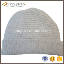 grey pure cashmere winter hats